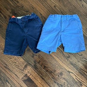 Crewcuts EUC Size 4 navy and blue shirts